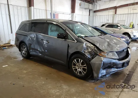 2012 Honda Odyssey Ex из США, поврежденный, VIN 5FNRL5H40CB109714